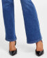 Фото #7 товара Women's High Rise Asymmetrical-Waist Bootcut Jeans, Created for Macy's