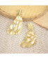 ფოტო #3 პროდუქტის Women's Dented Drop Earrings