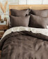 Фото #3 товара Washed Linen Solid Duvet Cover, King/California King