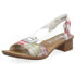 Фото #1 товара Comfortable floral sandals Rieker W RKR334C multicolor