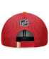 ფოტო #2 პროდუქტის Men's Red Calgary Flames 2024 NHL Draft on Stage Trucker Adjustable Hat