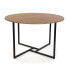 Dining Table Versa Beatriz PVC Metal MDF Wood 120 x 76 x 120 cm
