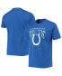 Фото #1 товара Men's Royal Indianapolis Colts Bold Logo T-shirt