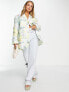 Фото #3 товара ASOS DESIGN floral oversized grandad blazer