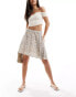 Фото #1 товара Wednesday's Girl ditsy floral flippy cheesecloth mini skirt in multi