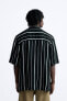 Striped viscose shirt