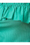 Фото #27 товара Блузка Koton Crop Atlet Ruffle Open Shoulder
