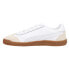 Фото #3 товара Puma Club 5V5 Lux Lace Up Womens Beige, White Sneakers Casual Shoes 40100701