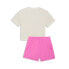 Puma Sm X 2 Piece Jersey Woven Car Crew Neck Short Sleeve Set Toddler Girls Size