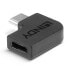 Фото #2 товара Lindy USB 3.2 Type C to C Adapter 90° - USB 3.2 Type C - USB 3.2 Type C - Black