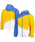 ფოტო #1 პროდუქტის Men's Powder Blue, Gold Los Angeles Chargers Bill Full-Zip Jacket