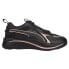 Puma RsCurve Glow Lace Up Womens Black, Pink Sneakers Casual Shoes 375174-05