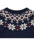 ფოტო #7 პროდუქტის Women's Long Sleeve Fair Isle Raglan Sweater