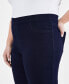 Фото #4 товара Plus Size Mid Rise Straight-Leg Pull-On Jeans, Created for Macy's