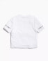 ASOS DESIGN PRIDE genderless baby tee in white with chest print