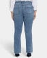 Фото #1 товара Plus Size High Rise Marilyn Straight Jeans