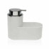 2-in-1 Soap Dispenser for the Kitchen Sink Versa White ABS polystyrene (7,5 x 14,5 x 17 cm)