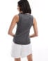 Фото #5 товара Vero Moda ribbed jersey tank top in washed grey