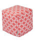 Фото #1 товара Links Ottoman Pouf Cube with Removable Cover 17" x 17"