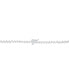 ფოტო #3 პროდუქტის Cubic Zirconia Fancy 18" Collar Necklace in Sterling Silver