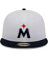 Фото #1 товара Men's White, Navy Minnesota Twins Optic 59FIFTY Fitted Hat