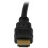 Фото #6 товара StarTech.com 50cm (1.6ft) HDMI Cable - 4K High Speed HDMI Cable with Ethernet - UHD 4K 30Hz Video - HDMI 1.4 Cable - Ultra HD HDMI Monitors - Projectors - TVs & Displays - Black HDMI Cord - M/M - 0.5 m - HDMI Type A (Standard) - HDMI Type A (Standard) - 3D - Audio Ret