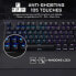 Фото #6 товара THE G-LAB Gaming Carbon Tastatur mit Hintergrundbeleuchtung - Switch Blues - Handgelenksttze - FR
