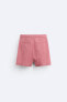 100% linen bermuda shorts