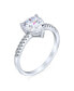 Фото #2 товара Кольцо Bling Jewelry Romantic Classic Heart CZ.