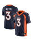 ფოტო #2 პროდუქტის Men's Russell Wilson Navy Denver Broncos Vapor Untouchable Limited Jersey