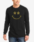 Men's Rockstar Smiley Word Art Long Sleeve T-shirt Средний - фото #1