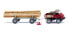 Фото #1 товара Wiking Unimog U 411 - Off-road vehicle model - Preassembled - 1:87 - Unimog U 411 mit Langholzanhänger - Any gender - 1 pc(s)