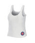 Women's Cream Chicago Cubs Cozy Lounge Tank Top and Pants Set