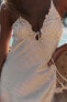 Фото #6 товара Платье с принтом и сатинированным эффектом ZARA