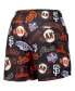 Men's Black San Francisco Giants Toss Logo Woven Shorts