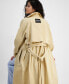 Фото #4 товара Women's Button-Front Trench Coat