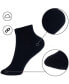 ფოტო #6 პროდუქტის Mens 8 Pack Ankle Socks Low Cut Cotton Athletic Sock Shoe Size 6-12