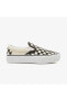 Фото #1 товара Classic Slip-On Platform Kadın Siyah - Bej Sneaker