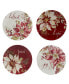 Winters Joy 9" Dessert Plates Set of 4