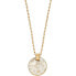 Beautiful gold plated necklace with mother of pearl Agnethe SKJ1586710