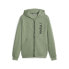 Фото #1 товара Puma Fit Double Knit Full Zip Hoodie Mens Green Casual Outerwear 52388544