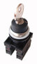 Фото #2 товара Eaton M22-WRS/K11 - Key-operated switch - Black,Chrome - Plastic - IP66 - 29.7 mm - 29.7 mm