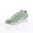 Reebok Eames Classic Mens Green Leather Lace Up Lifestyle Sneakers Shoes