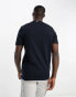 Tommy Hilfiger graphic logo t-shirt in navy