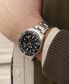ფოტო #3 პროდუქტის Men's Swiss Automatic Ocean Star GMT Stainless Steel Bracelet Watch 44mm