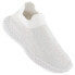 Slip-on sports shoes with rhinestones D&A W OLI257B white