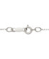 Cultured Freshwater Pearl (7mm) & Diamond (1/20 ct. t.w.) Circle 18" Pendant Necklace in 14k White Gold, Created for Macy's
