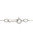 ფოტო #3 პროდუქტის Cultured Freshwater Pearl (7mm) & Diamond (1/20 ct. t.w.) Circle 18" Pendant Necklace in 14k White Gold, Created for Macy's