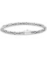 ფოტო #1 პროდუქტის Borobudur Round 4mm Chain Bracelet in Sterling Silver