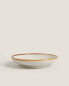 Фото #1 товара Porcelain soy sauce bowl with antique finish rim